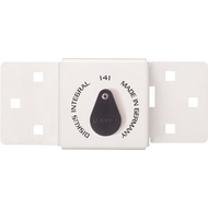 PORTE CADENAS DISKUS INTEGRAL BLANC AVEC CADENAS 26/70 PORTE CADENAS DISKUS INTEGRAL BLANC AVEC CADENAS 26/70